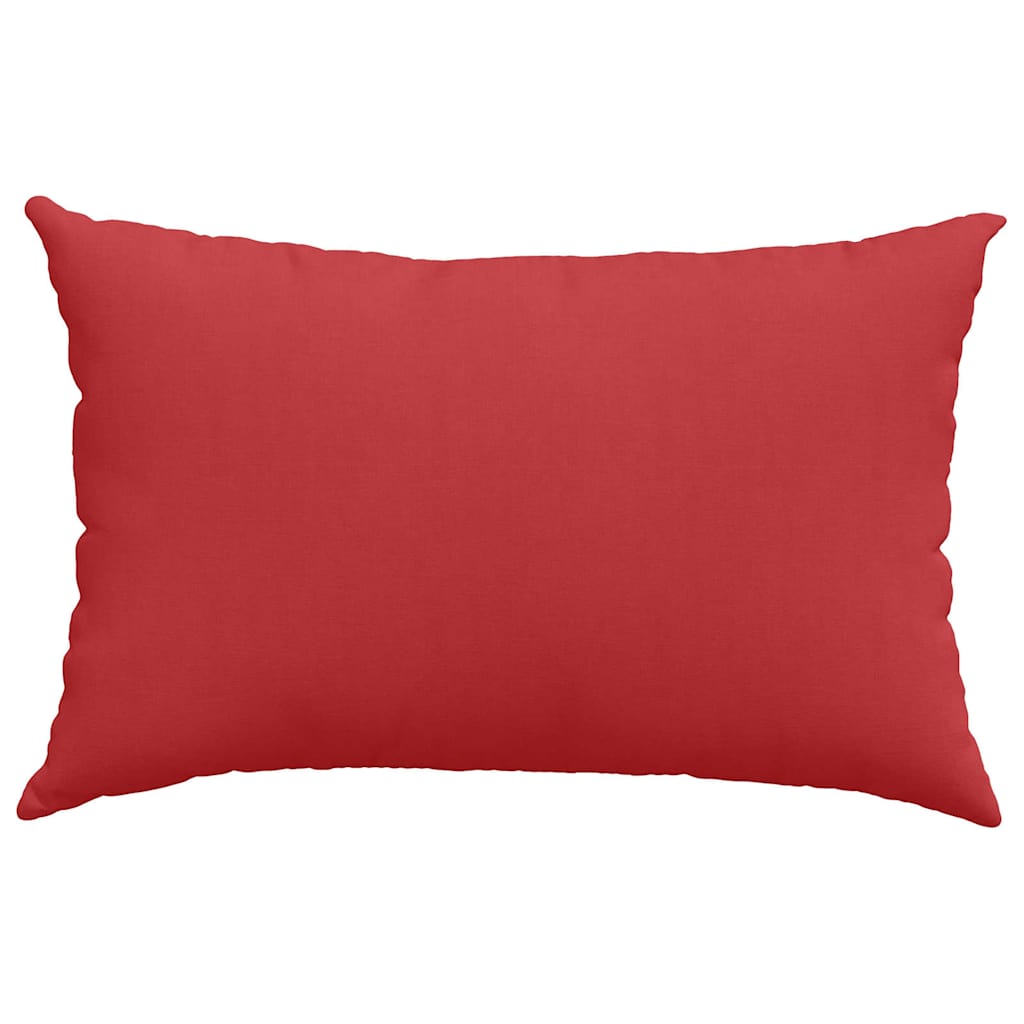 Cuscini da Divano 2 pz Tessuto Rosso 60 x 40 cm
