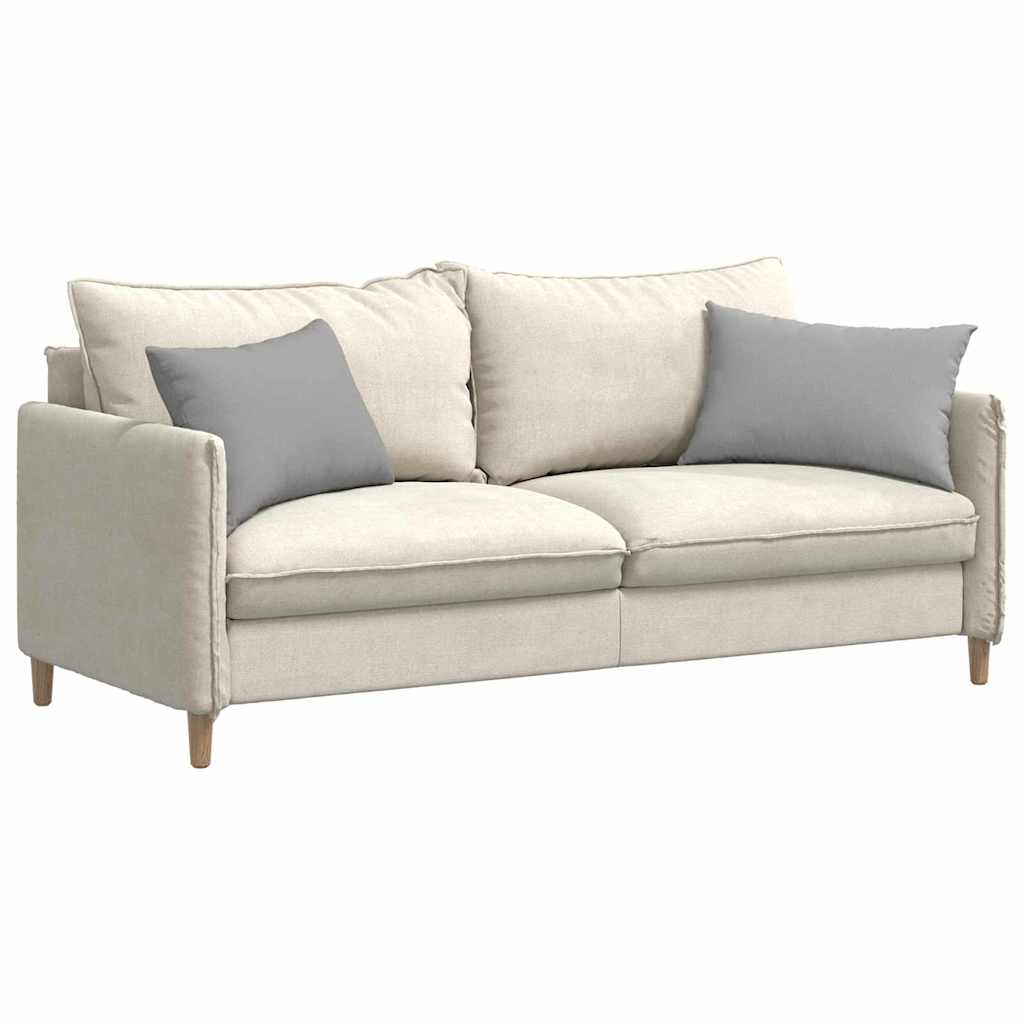 Cuscini da Divano 2 pz Tessuto Grigio Nuvola 60 x 40 cm