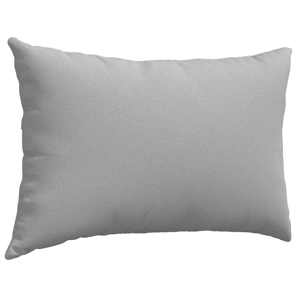 Cuscini da Divano 2 pz Tessuto Grigio Nuvola 60 x 40 cm
