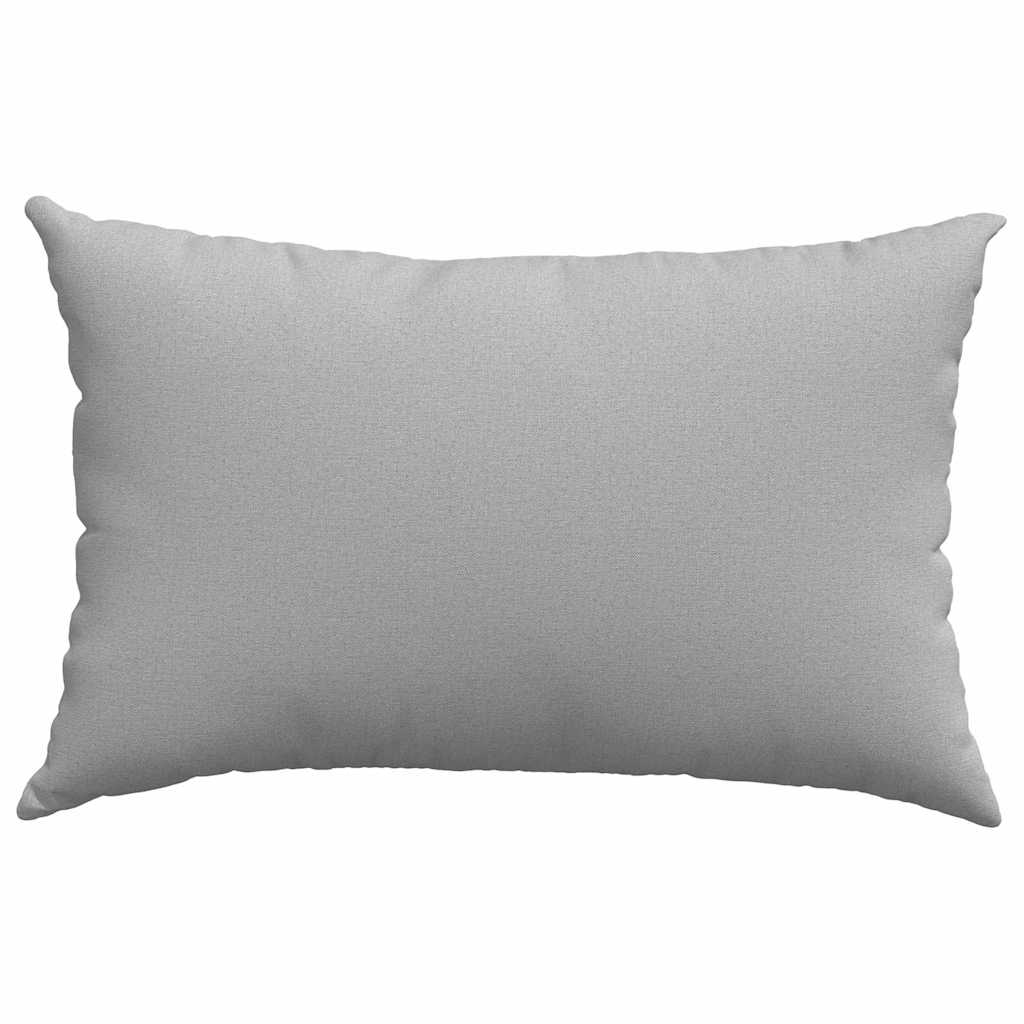 Cuscini da Divano 2 pz Tessuto Grigio Nuvola 60 x 40 cm