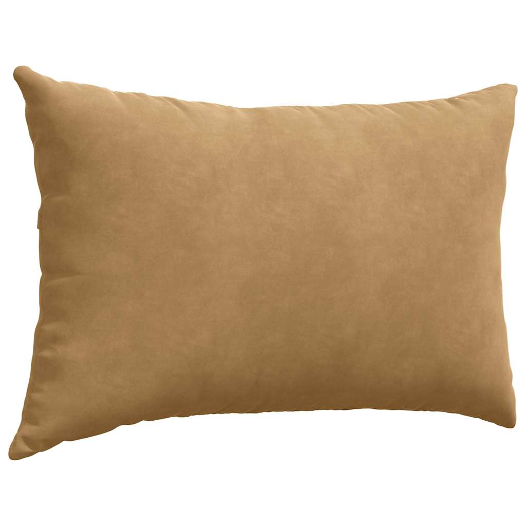 Cuscini da Divano 2 pcs Marrone 60 x 40 cm Tessuto in Cords
