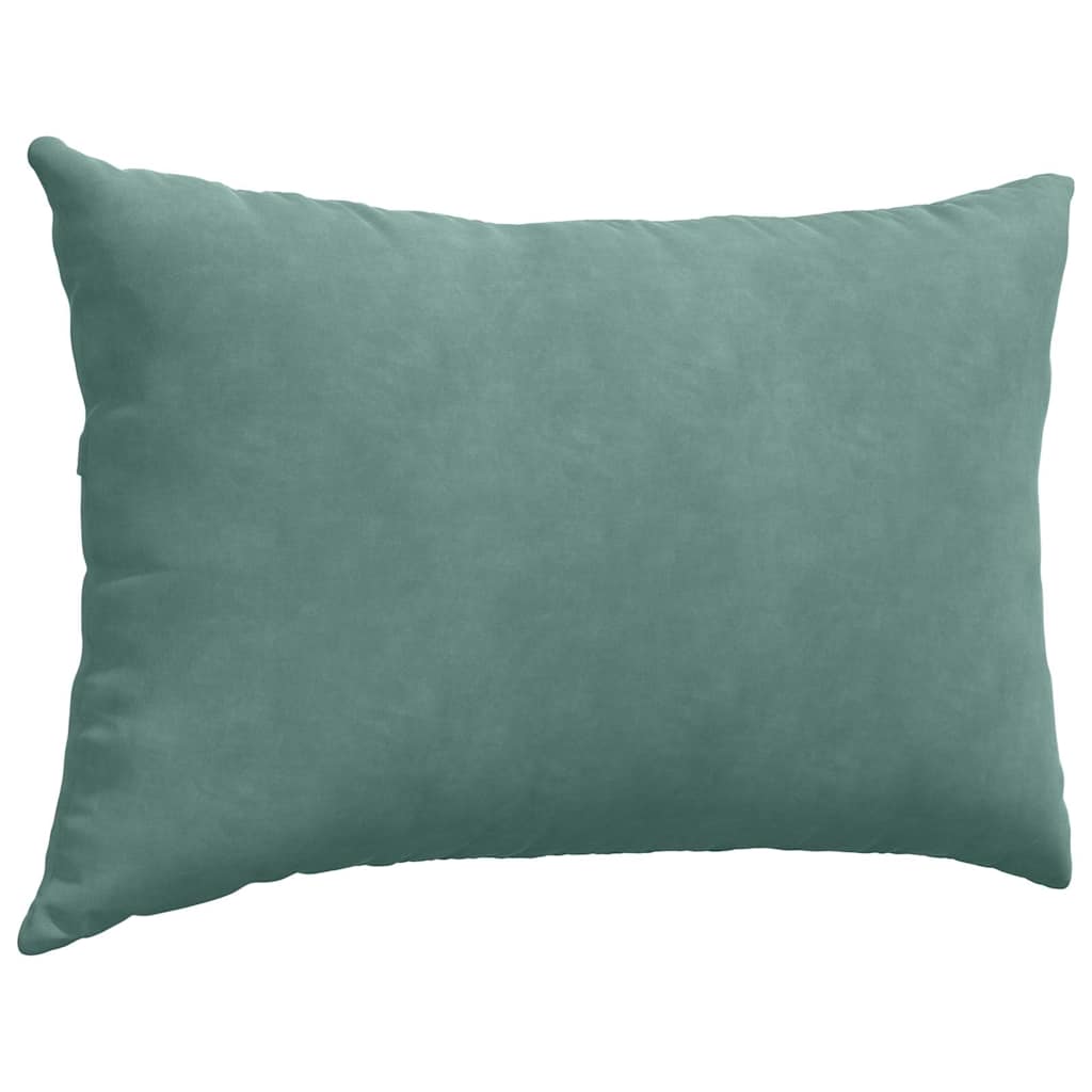 Cuscini da Divano 2 pcs Verde Mare 60 x 40 cm Tessuto in Cords