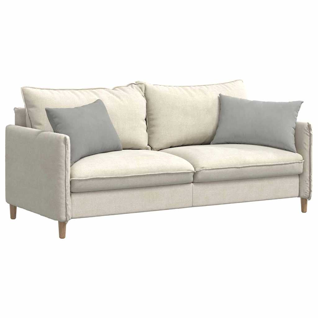 Cuscini da Divano 2 pz Tessuto Grigio chiaro 60 x 40 cm