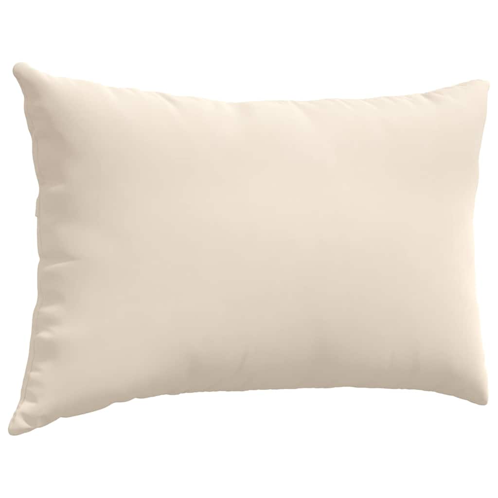 Cuscini da Divano 2 pz Tessuto Beige 60 x 40 cm