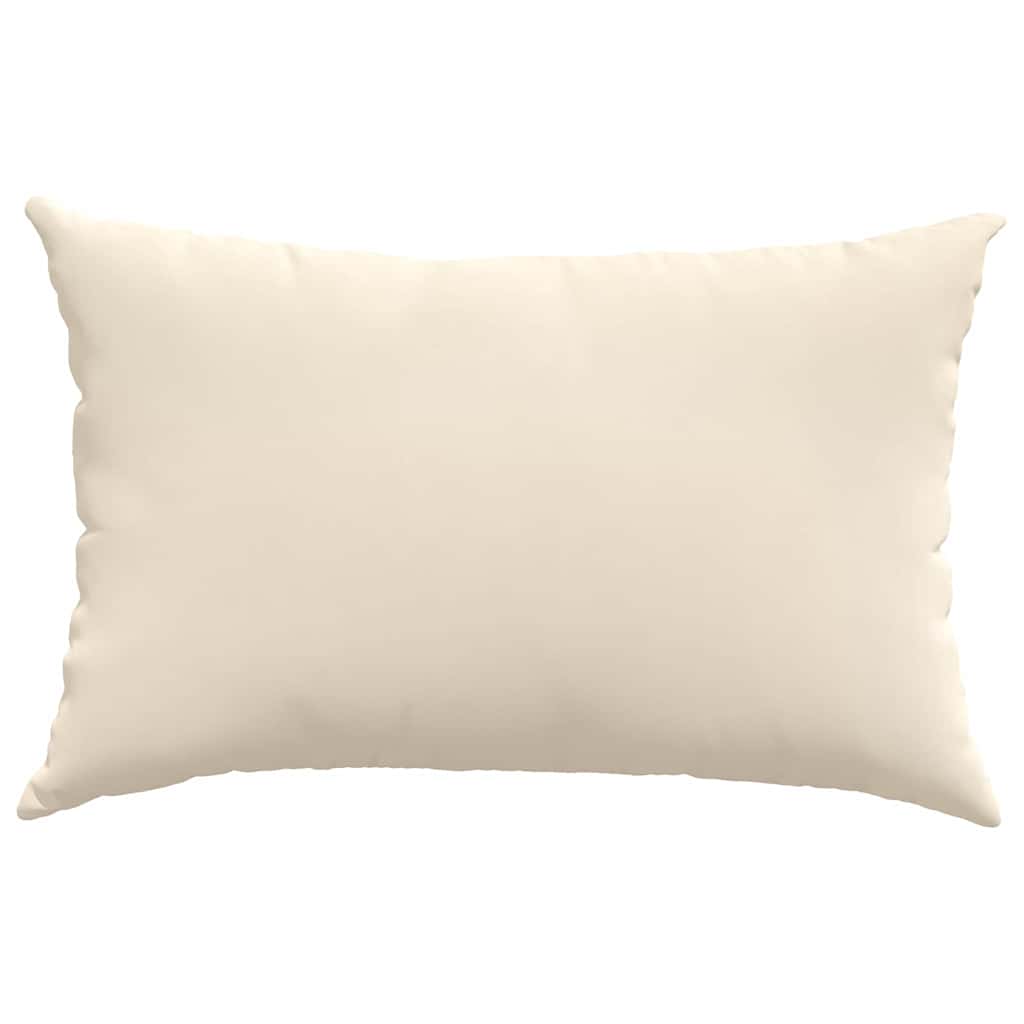 Cuscini da Divano 2 pz Tessuto Beige 60 x 40 cm