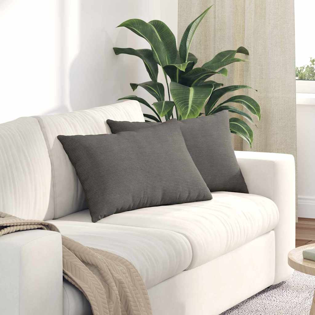 Cuscini da Divano 2 pcs Grigio chiaro 60 x 40 cm