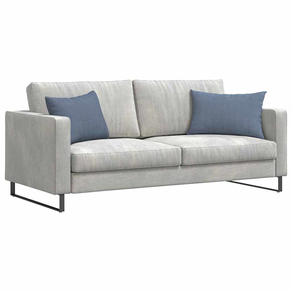 Cuscini da Divano 2 pcs Blu 60 x 40 cm Tessuto in Cords