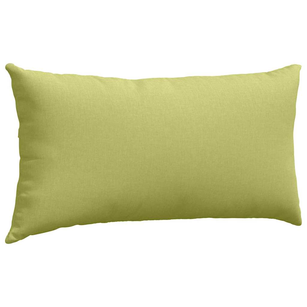 Cuscini da Divano 2 pz Tessuto Verde chiaro 80 x 40 cm