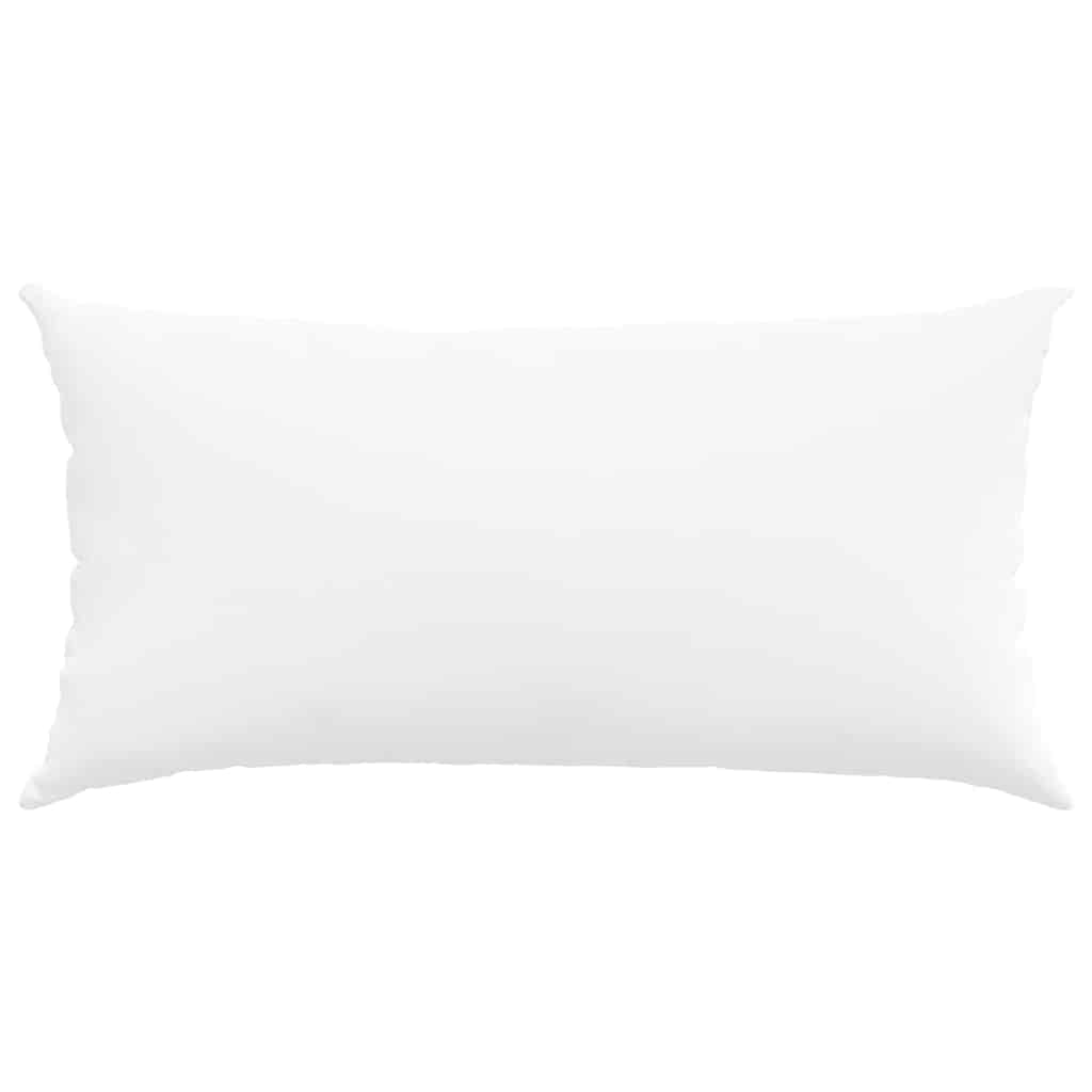 Cuscini da Divano 2 pz Tessuto Bianco 80 x 40 cm