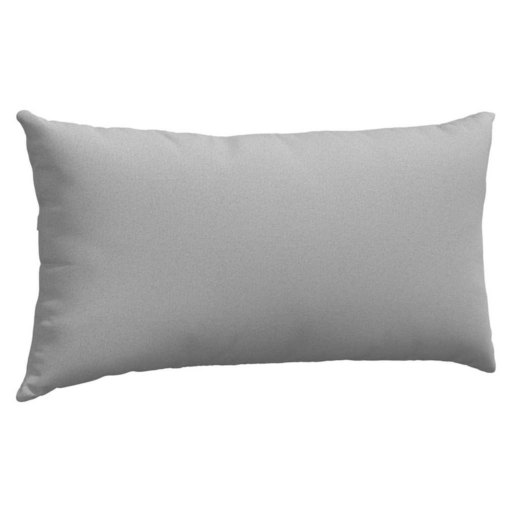Cuscini da Divano 2 pz Tessuto Grigio Nuvola 80 x 40 cm
