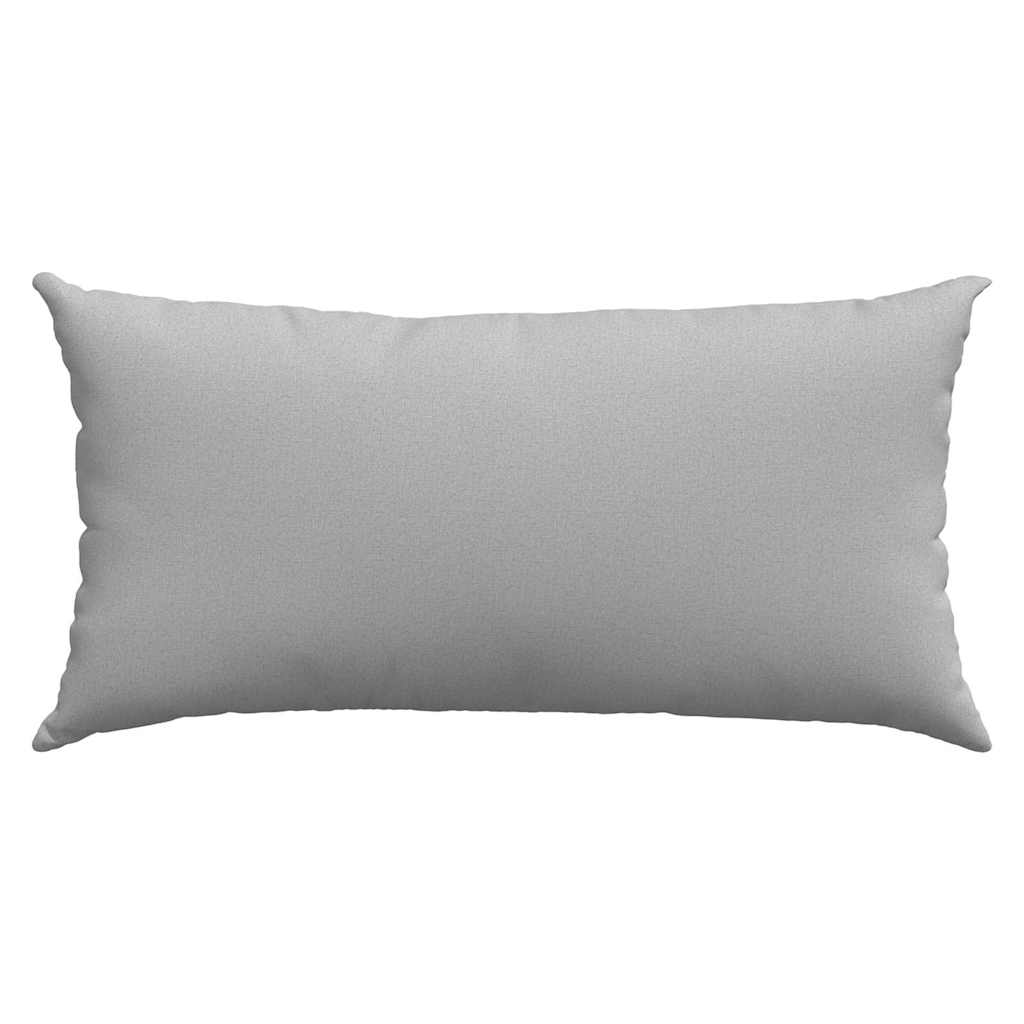 Cuscini da Divano 2 pz Tessuto Grigio Nuvola 80 x 40 cm