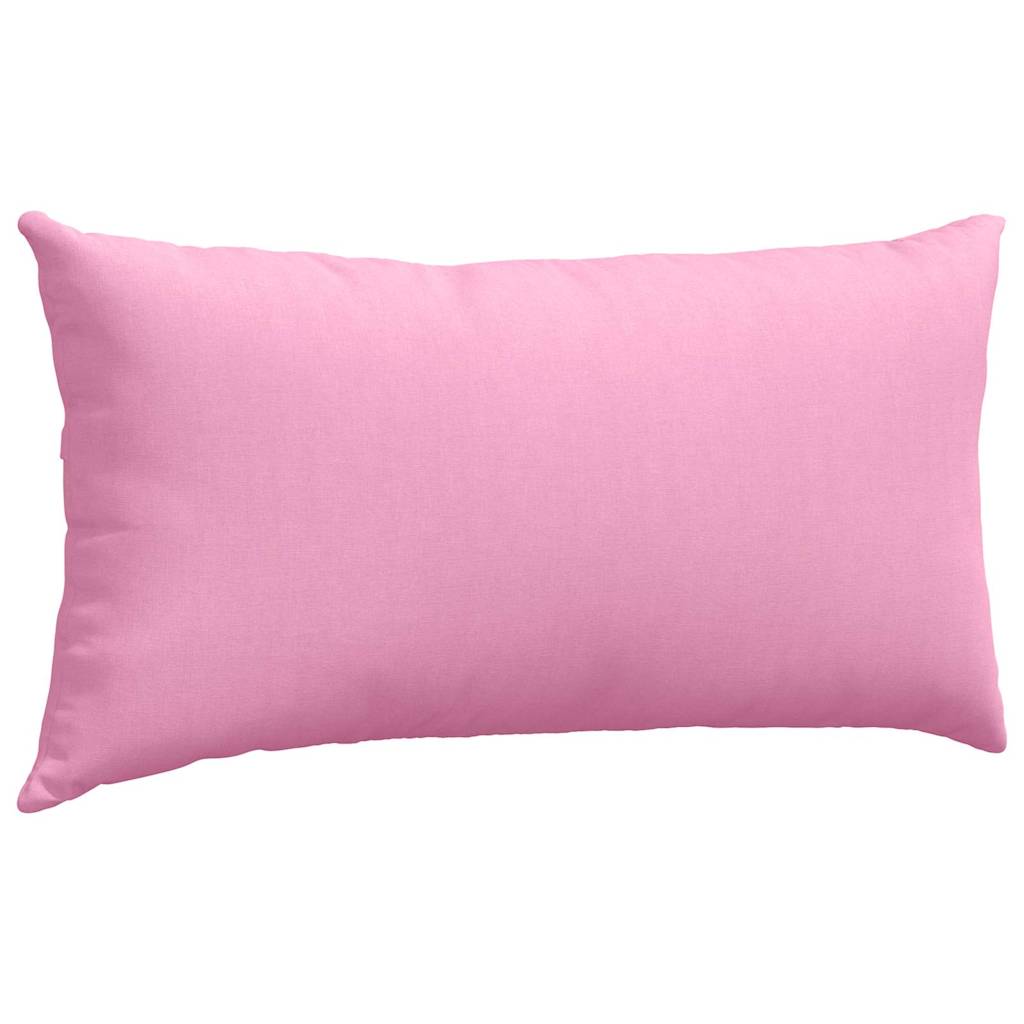 Cuscini da Divano 2 pz Tessuto Rosa 80 x 40 cm