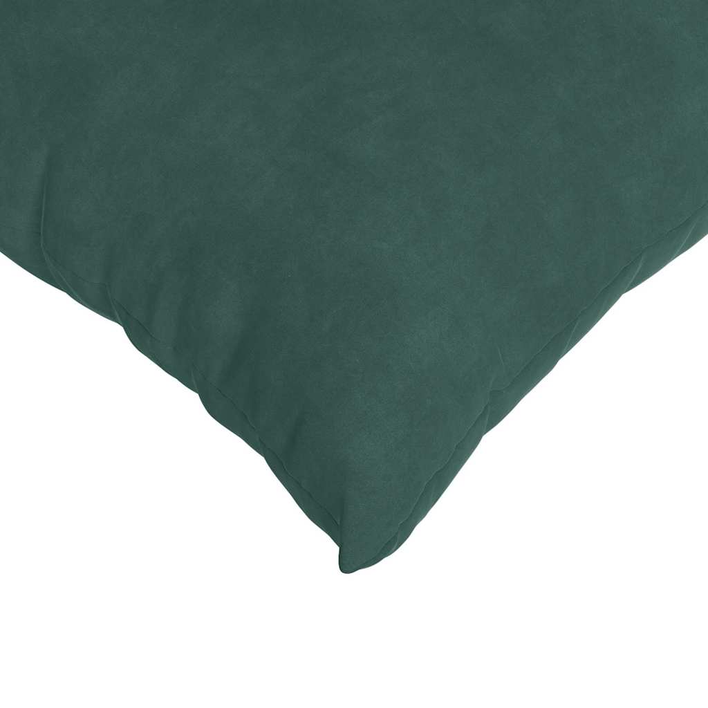 Cuscini da Divano 2 pcs Verde Scuro 80 x 40 cm Tessuto in Cords