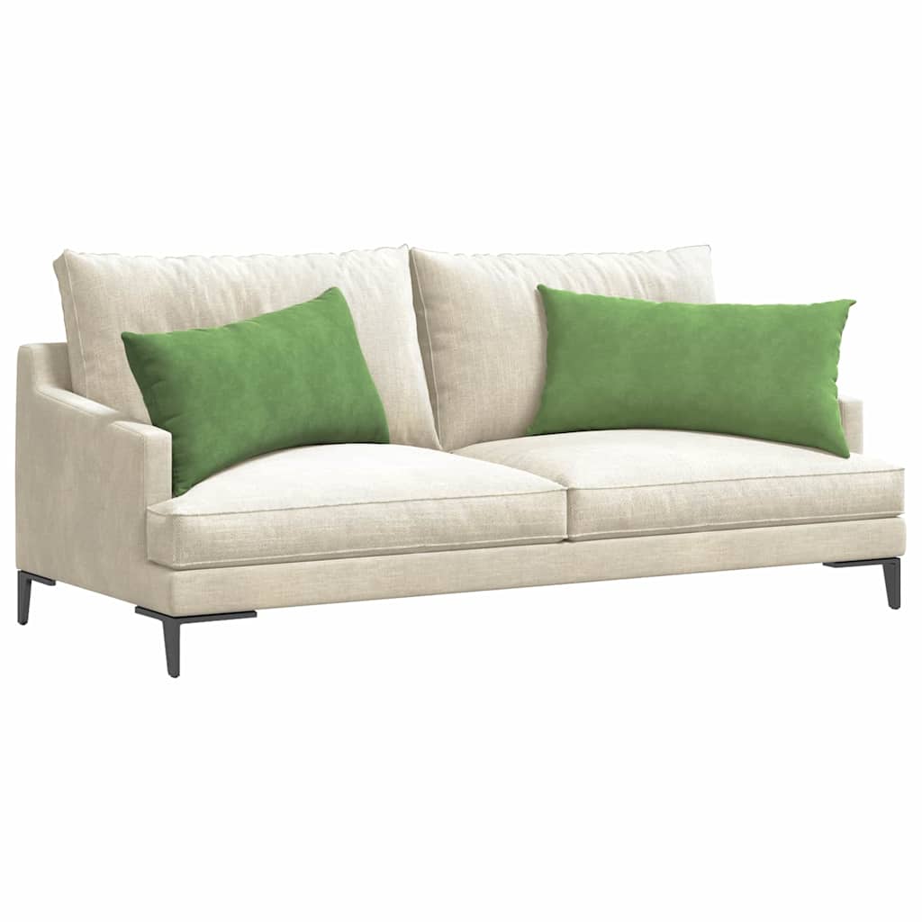 Cuscini da Divano 2 pcs Verde chiaro 80 x 40 cm