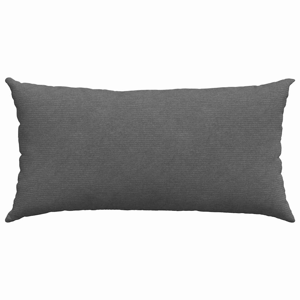 Cuscini da Divano 2 pcs Grigio scuro 80 x 40 cm
