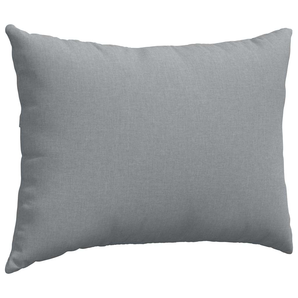Cuscini da Divano 2 pz Tessuto Grigio chiaro 70 x 50 cm