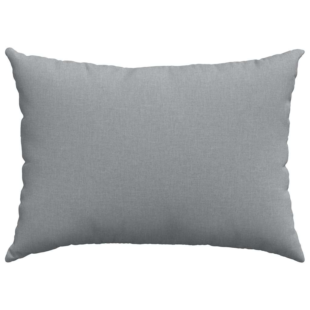 Cuscini da Divano 2 pz Tessuto Grigio chiaro 70 x 50 cm