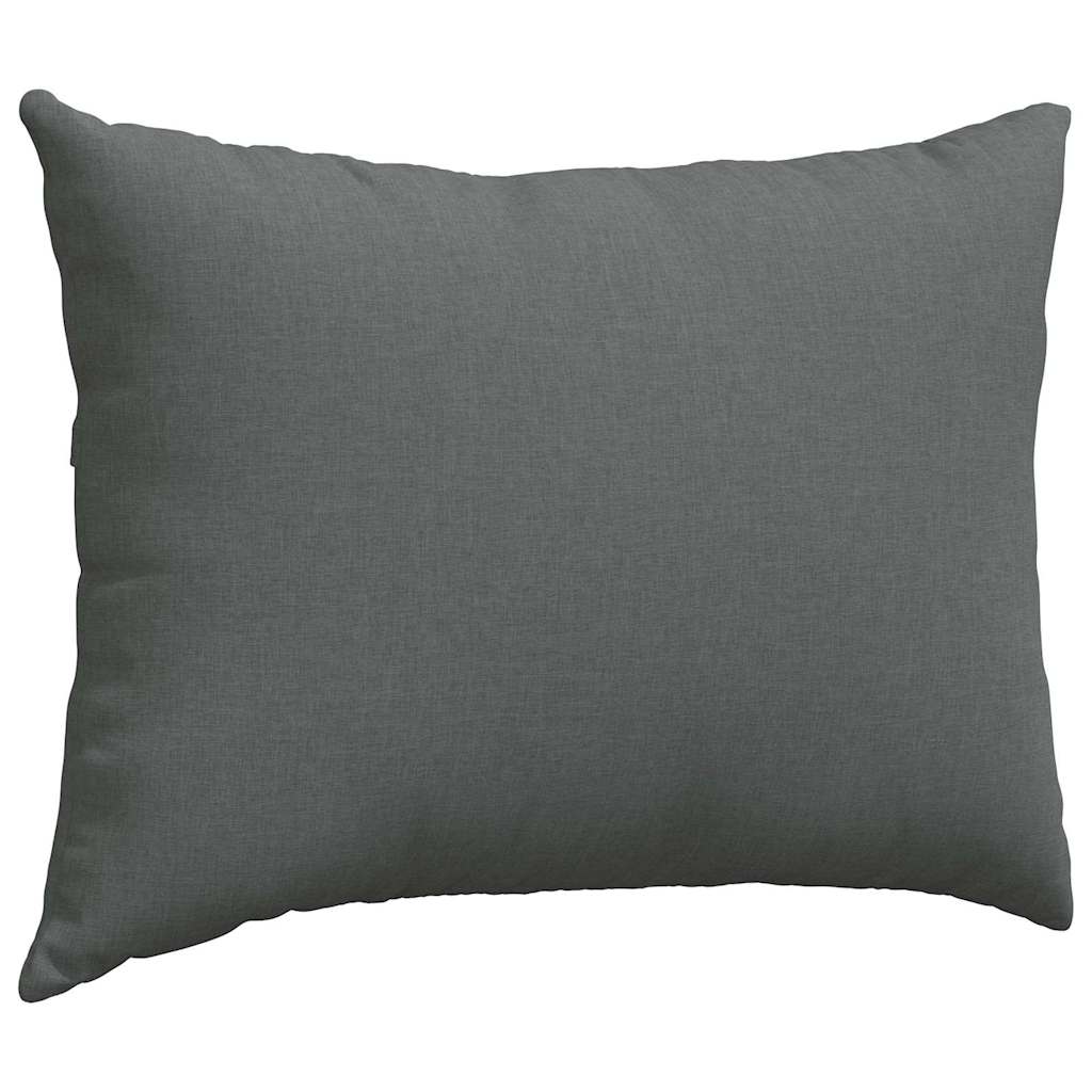 Cuscini da Divano 2 pz Tessuto Grigio scuro 70 x 50 cm