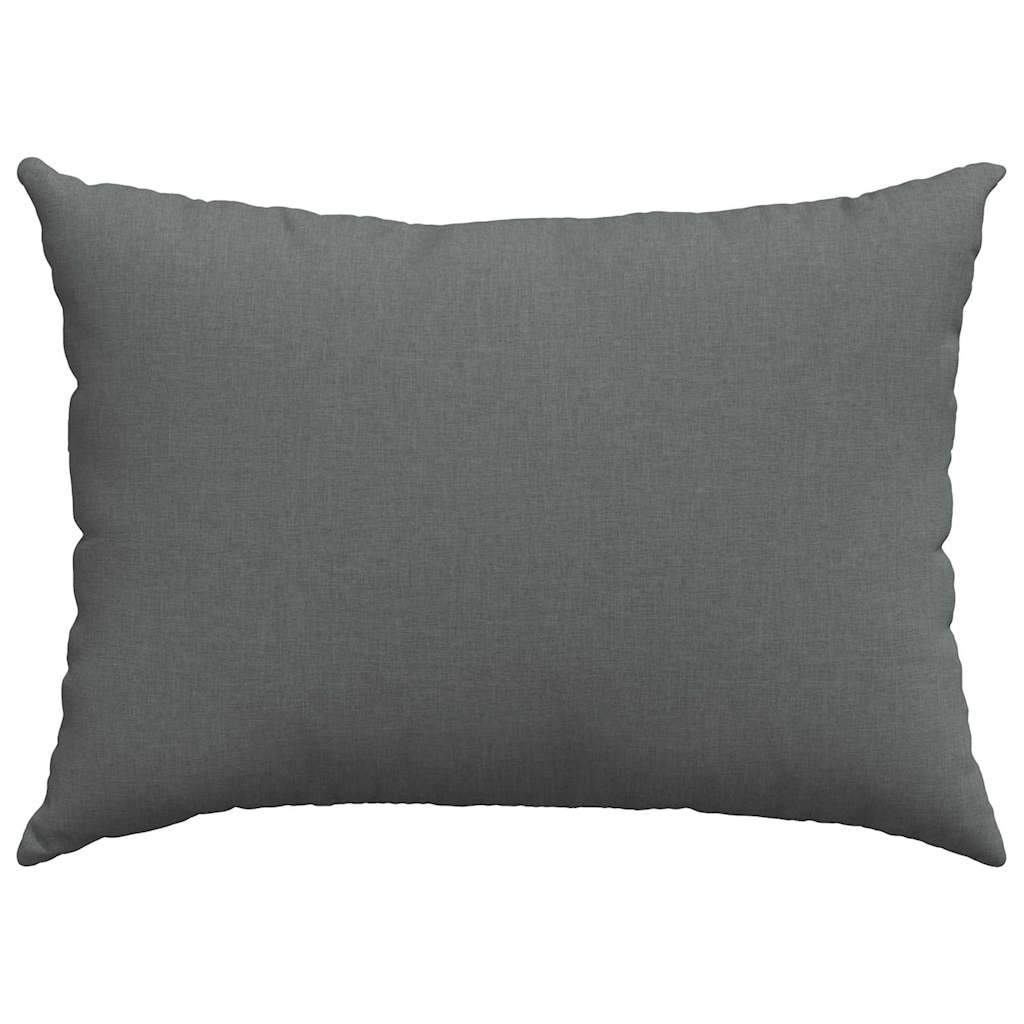 Cuscini da Divano 2 pz Tessuto Grigio scuro 70 x 50 cm