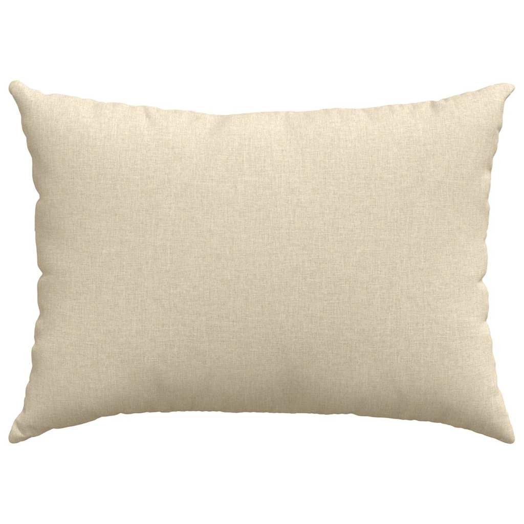 Cuscini da Divano 2 pz Tessuto Crema 70 x 50 cm