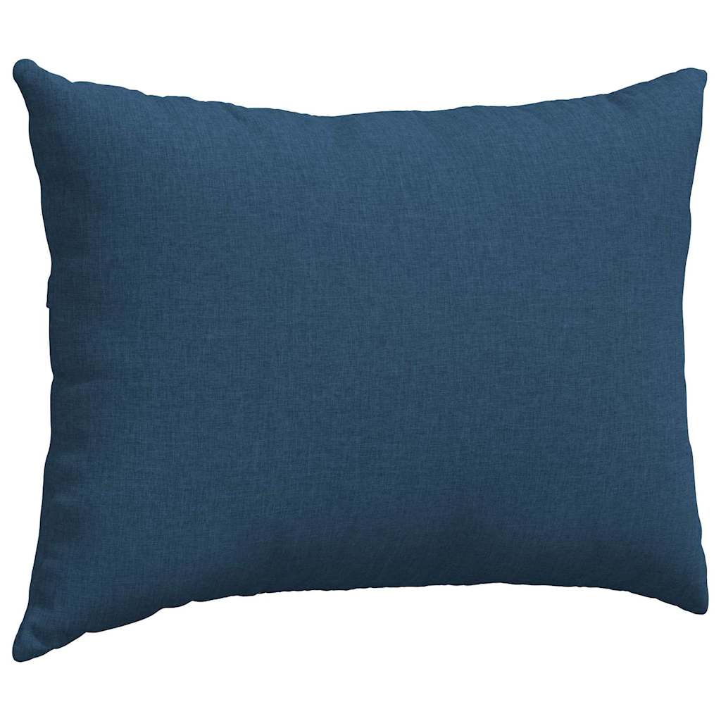 Cuscini da Divano 2 pz Tessuto Blu 70 x 50 cm