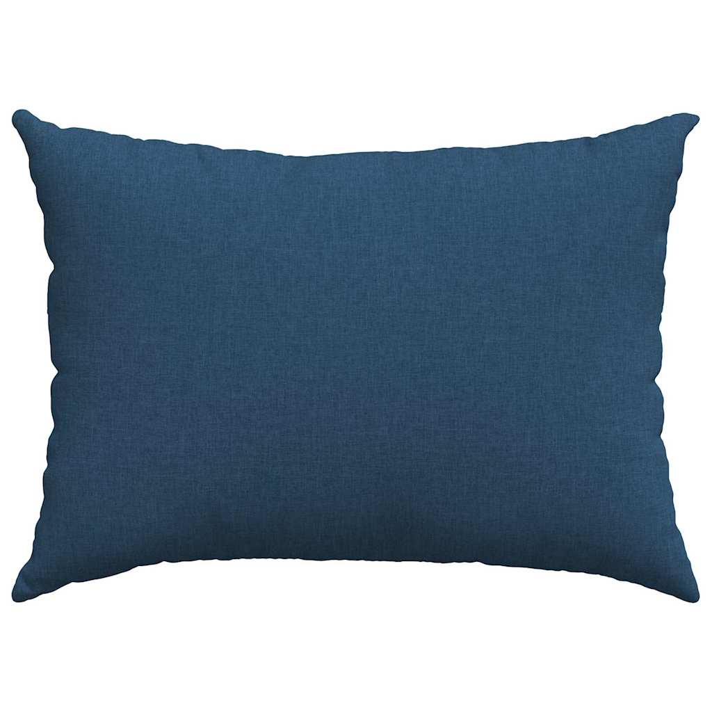 Cuscini da Divano 2 pz Tessuto Blu 70 x 50 cm