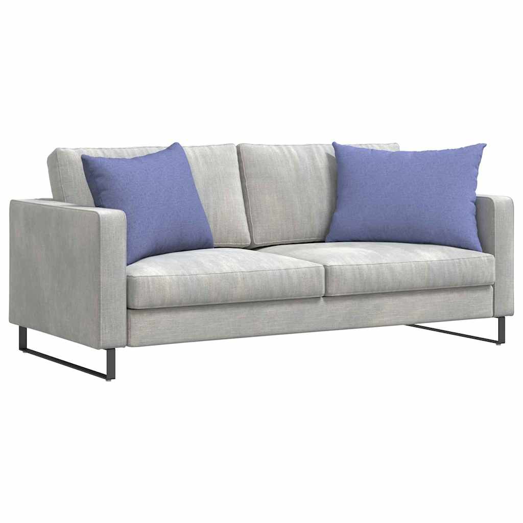 Cuscini da Divano 2 pz Tessuto Blu jeans 70 x 50 cm