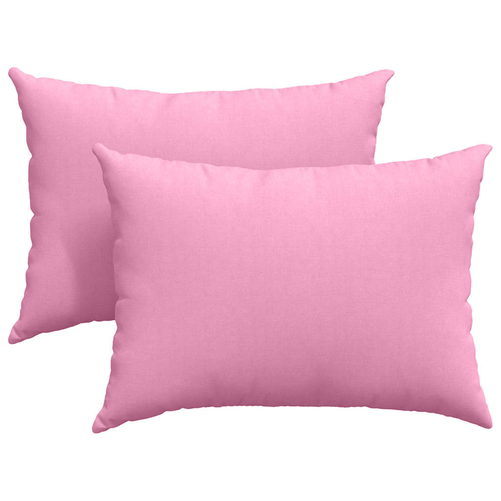 Cuscini da Divano 2 pz Tessuto Rosa 70 x 50 cm