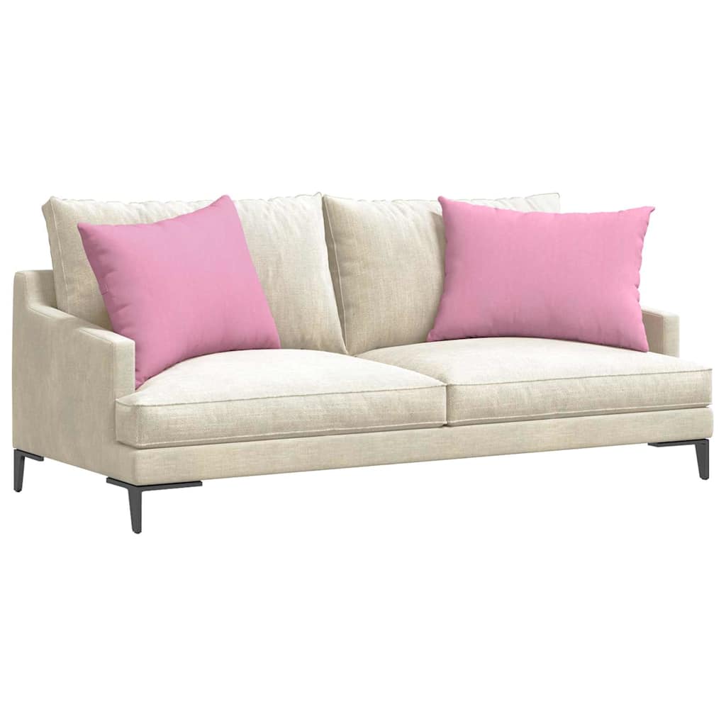 Cuscini da Divano 2 pz Tessuto Rosa 70 x 50 cm