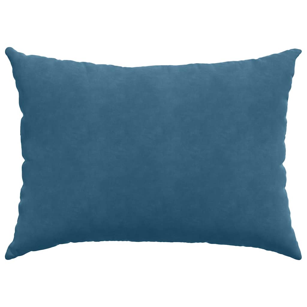 Cuscini da Divano 2 pcs Blu 70 x 50 cm Tessuto in Cords