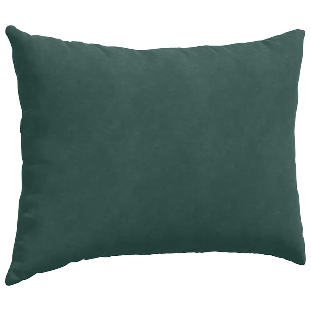 Cuscini da Divano 2 pcs Verde Scuro 70 x 50 cm Tessuto in Cords