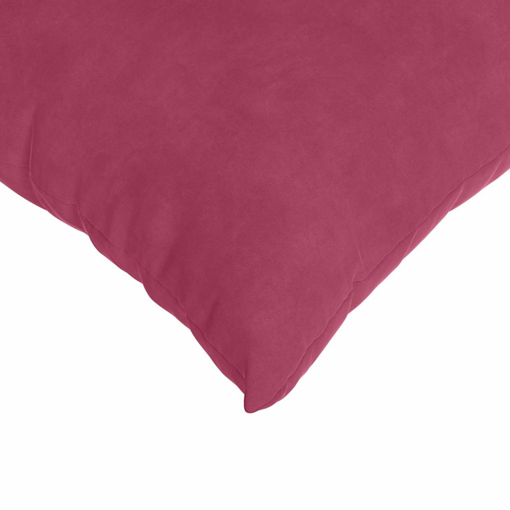 Cuscini da Divano 2 pcs Rosso Vino 70 x 50 cm Tessuto in Cords