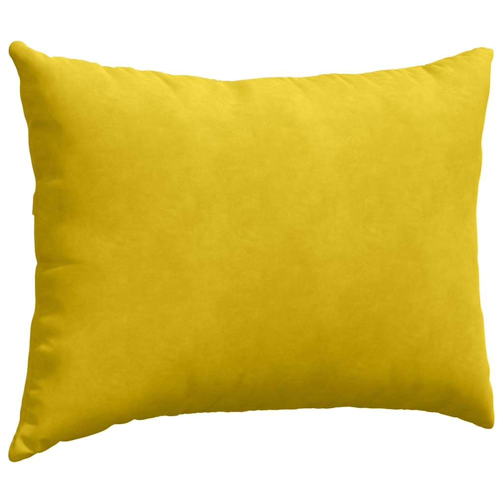 Cuscini da Divano 2 pcs Giallo 70 x 50 cm Tessuto in Cords