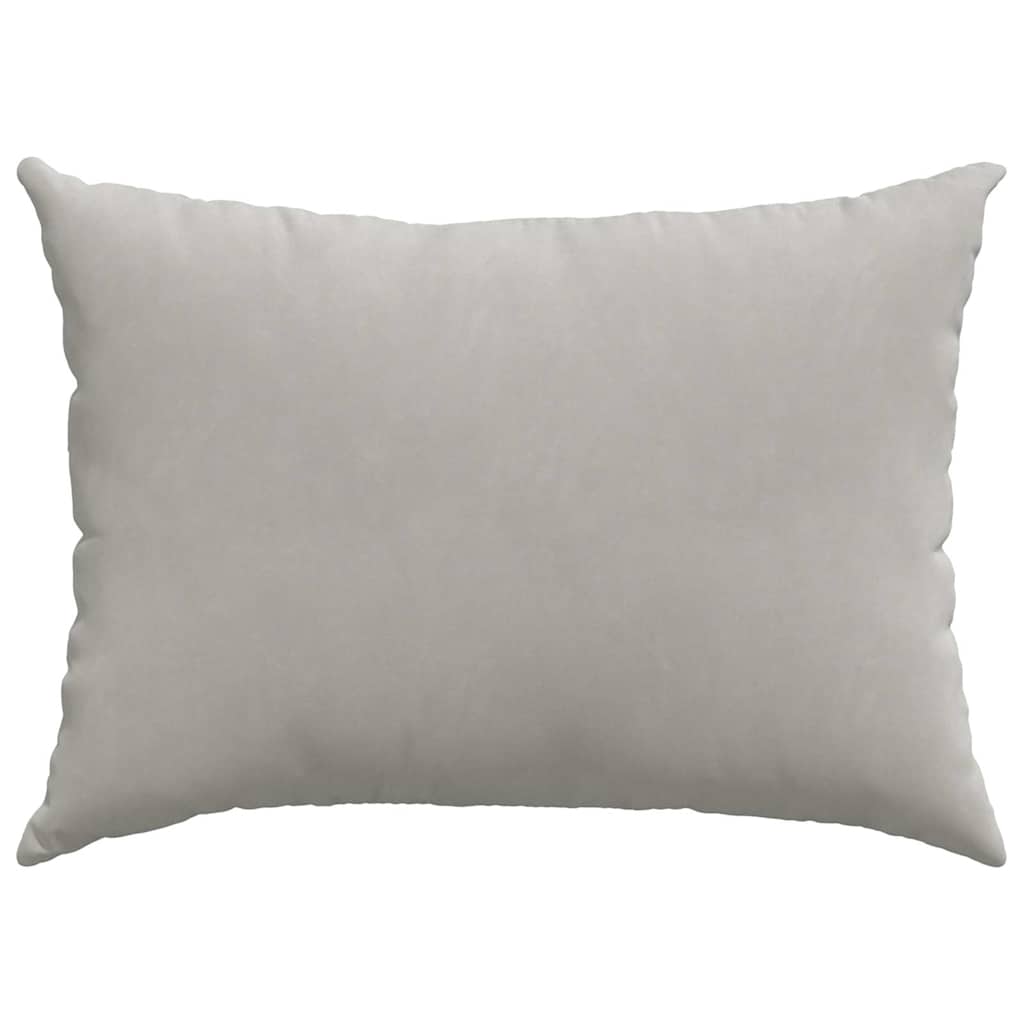 Cuscini da Divano 2 pz Tessuto Grigio chiaro 70 x 50 cm