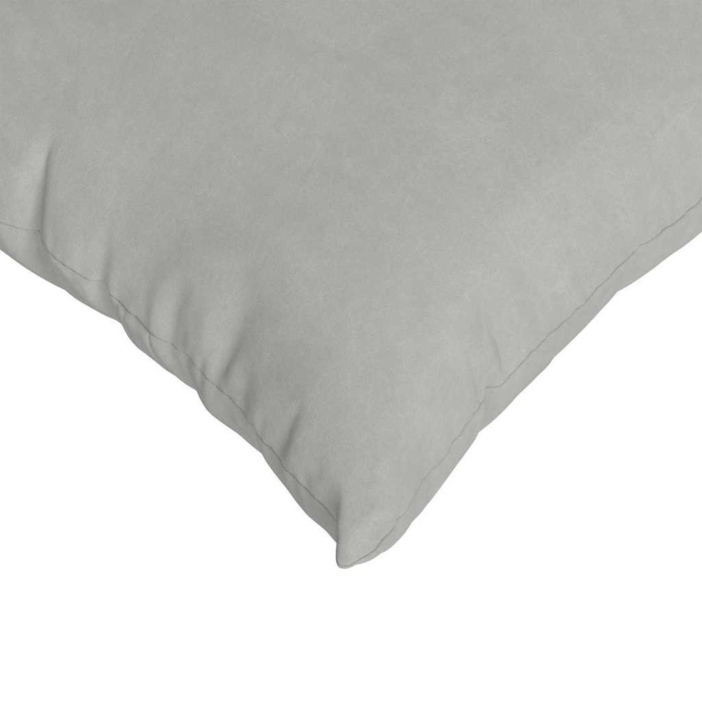 Cuscini da Divano 2 pz Tessuto Grigio chiaro 70 x 50 cm