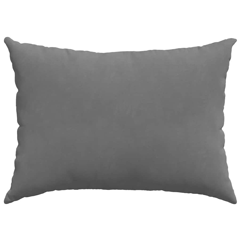 Cuscini da Divano 2 pz Tessuto Grigio scuro 70 x 50 cm