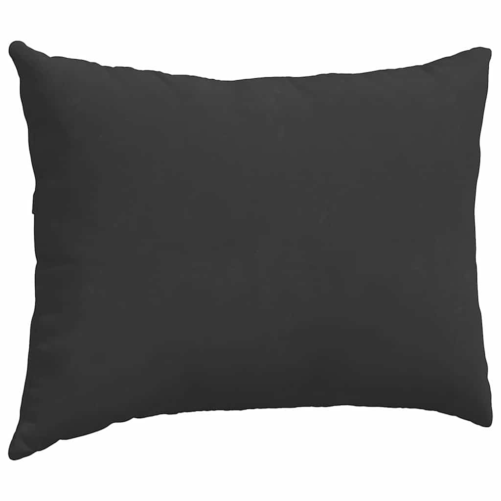Cuscini da Divano 2 pz Tessuto Nero 70 x 50 cm