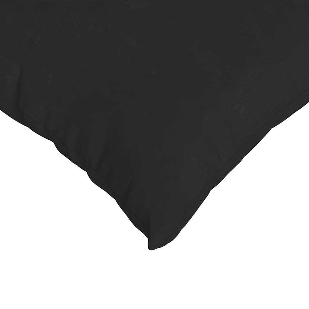 Cuscini da Divano 2 pz Tessuto Nero 70 x 50 cm