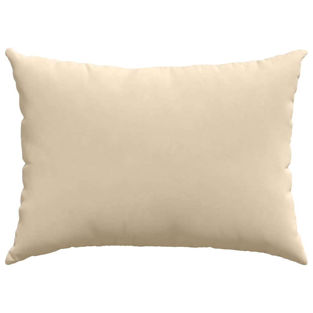 Cuscini da Divano 2 pz Tessuto Crema 70 x 50 cm