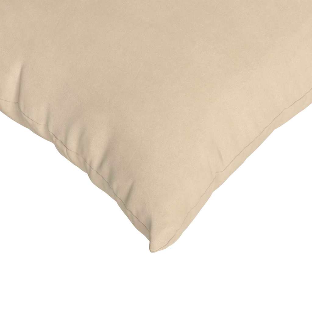 Cuscini da Divano 2 pz Tessuto Crema 70 x 50 cm