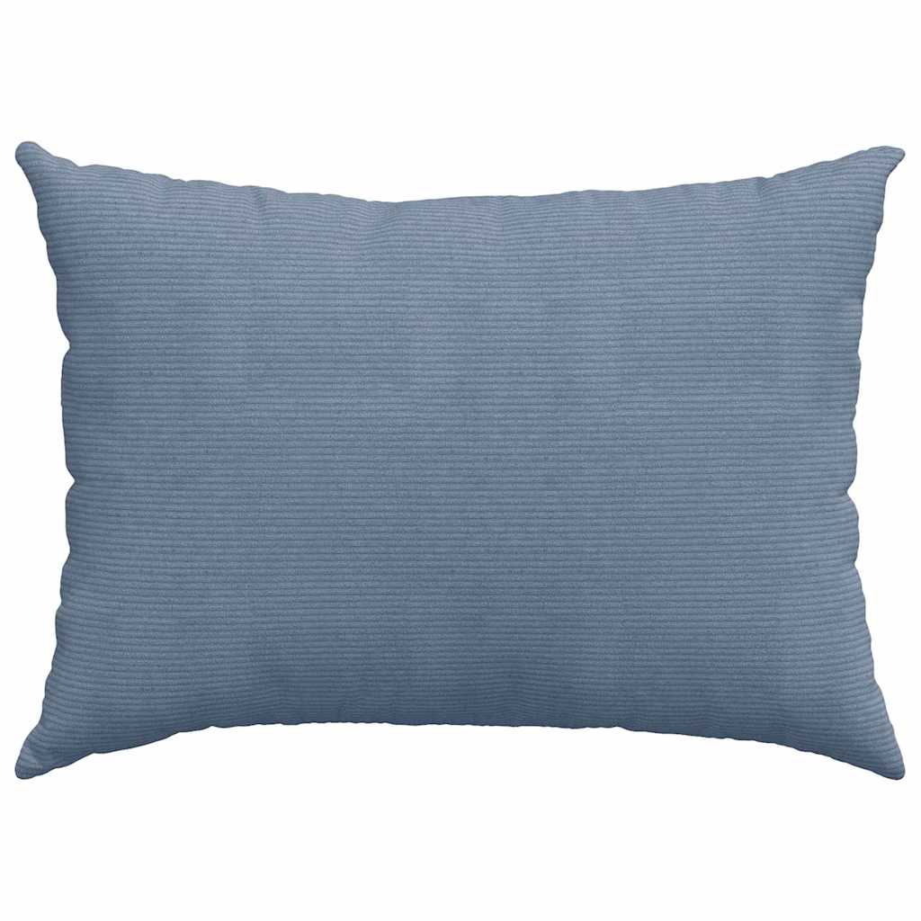 Cuscini da Divano 2 pcs Blu 70 x 50 cm Tessuto in Cords