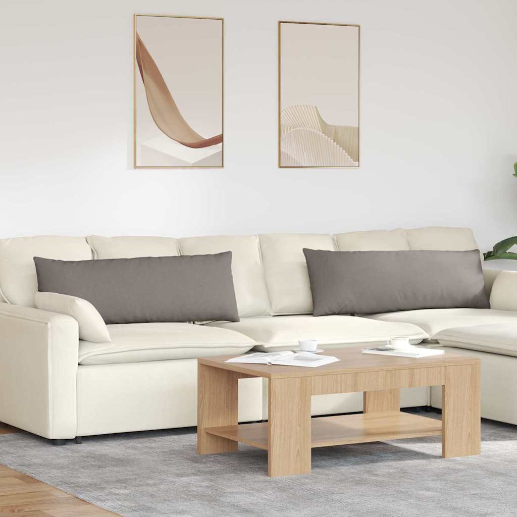 Cuscini da Divano 2 pz Tessuto Talpa 120 x 40 cm