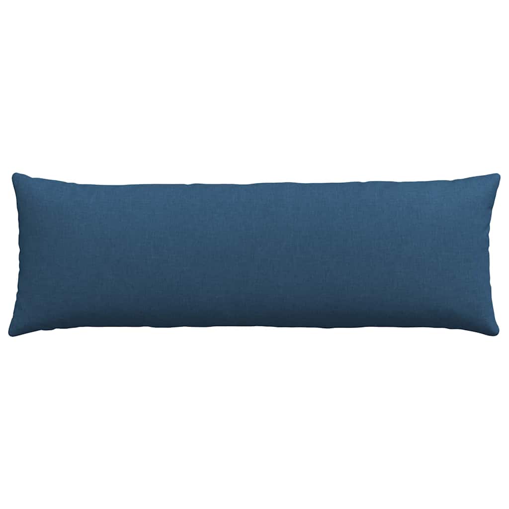 Cuscini da Divano 2 pz Tessuto Blu 120 x 40 cm