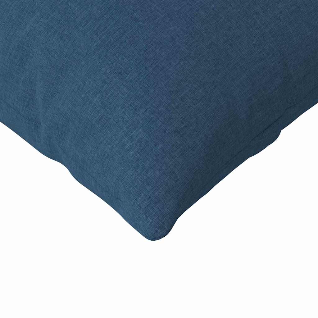 Cuscini da Divano 2 pz Tessuto Blu 120 x 40 cm