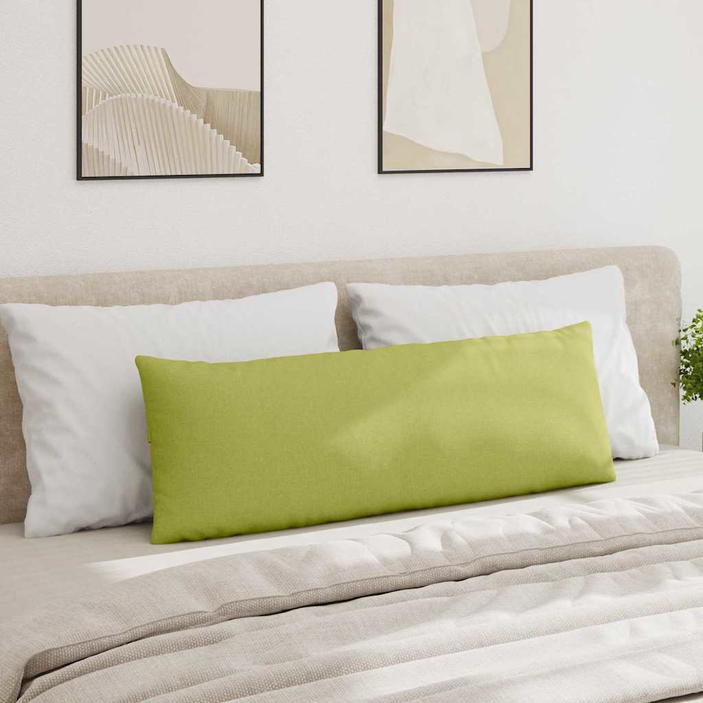 Cuscini da Divano 2 pz Tessuto Verde chiaro 120 x 40 cm