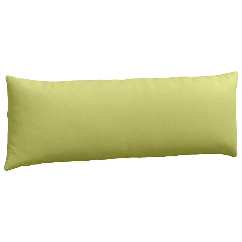 Cuscini da Divano 2 pz Tessuto Verde chiaro 120 x 40 cm
