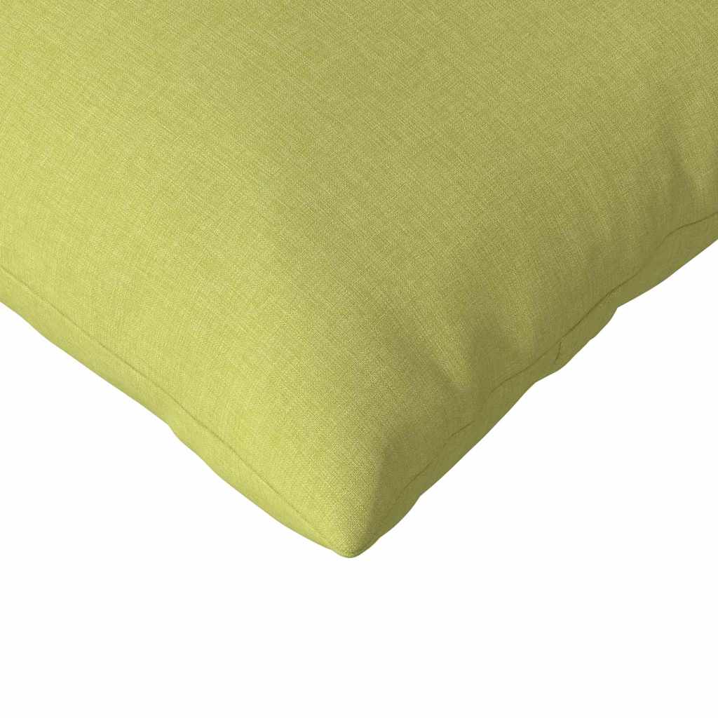 Cuscini da Divano 2 pz Tessuto Verde chiaro 120 x 40 cm