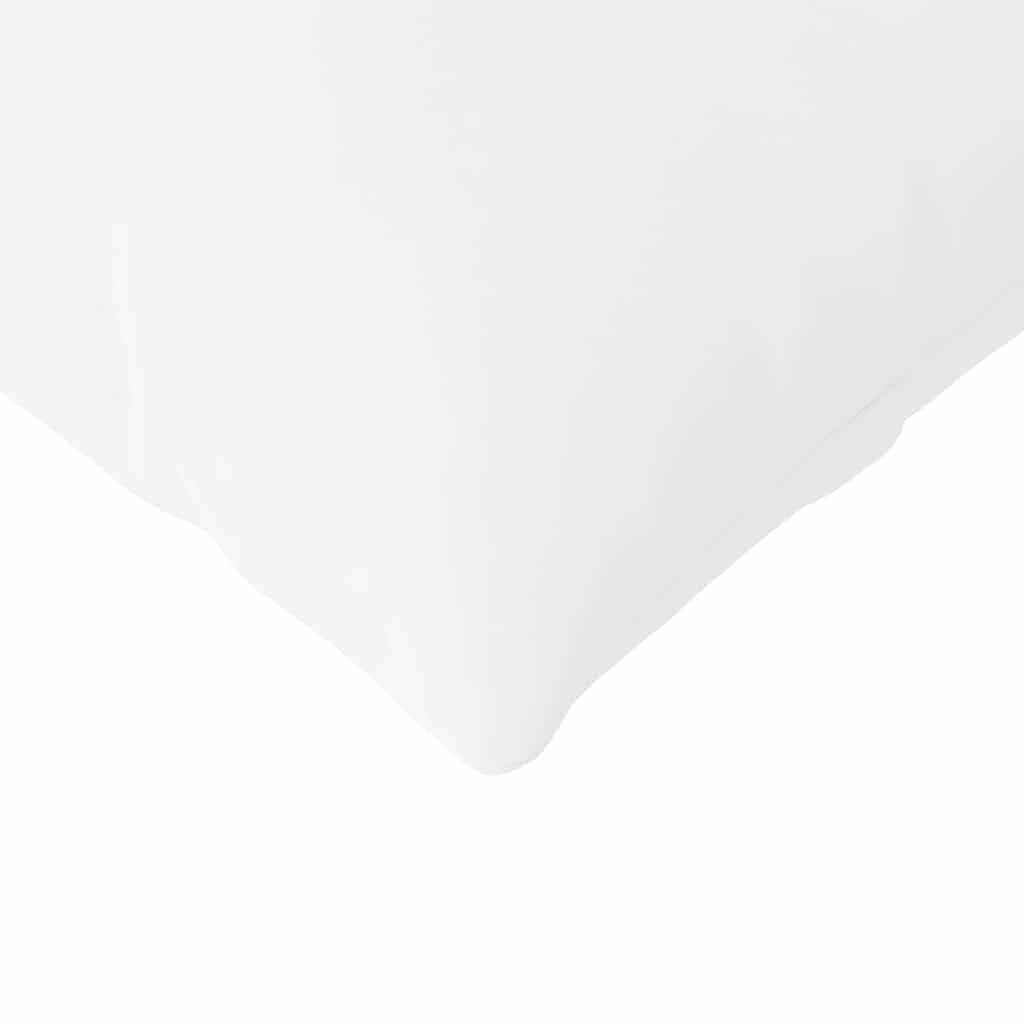 Cuscini da Divano 2 pz Tessuto Bianco 120 x 40 cm
