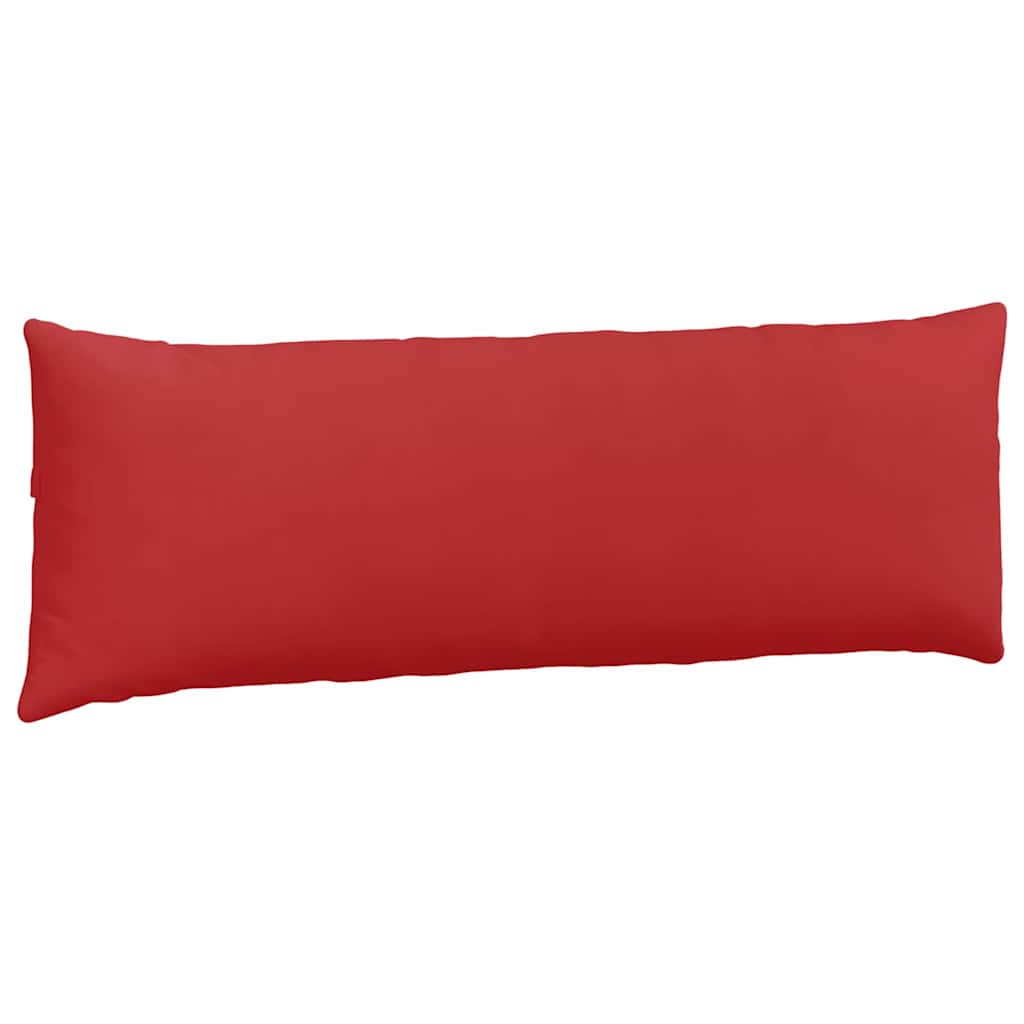 Cuscini da Divano 2 pz Tessuto Rosso 120 x 40 cm