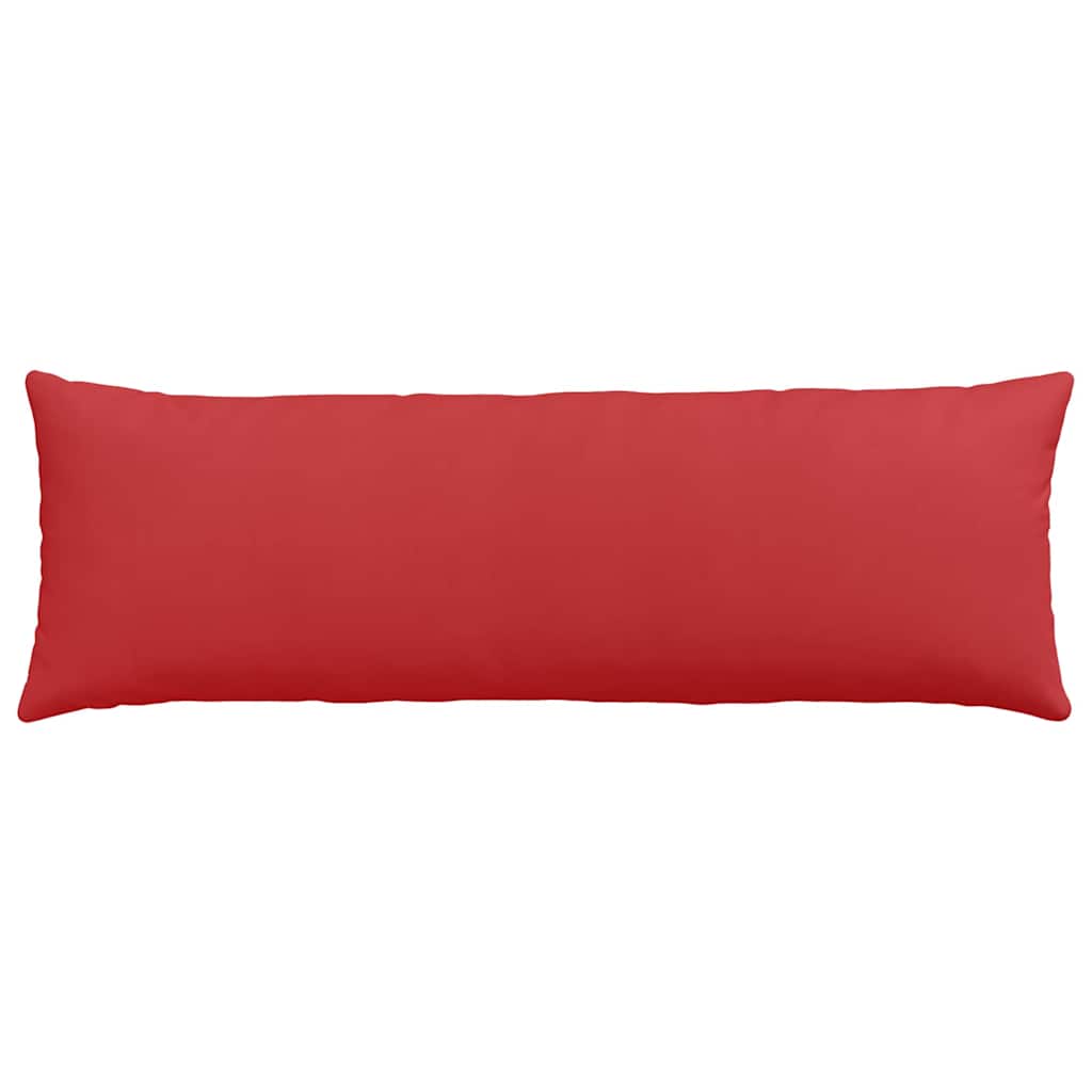 Cuscini da Divano 2 pz Tessuto Rosso 120 x 40 cm